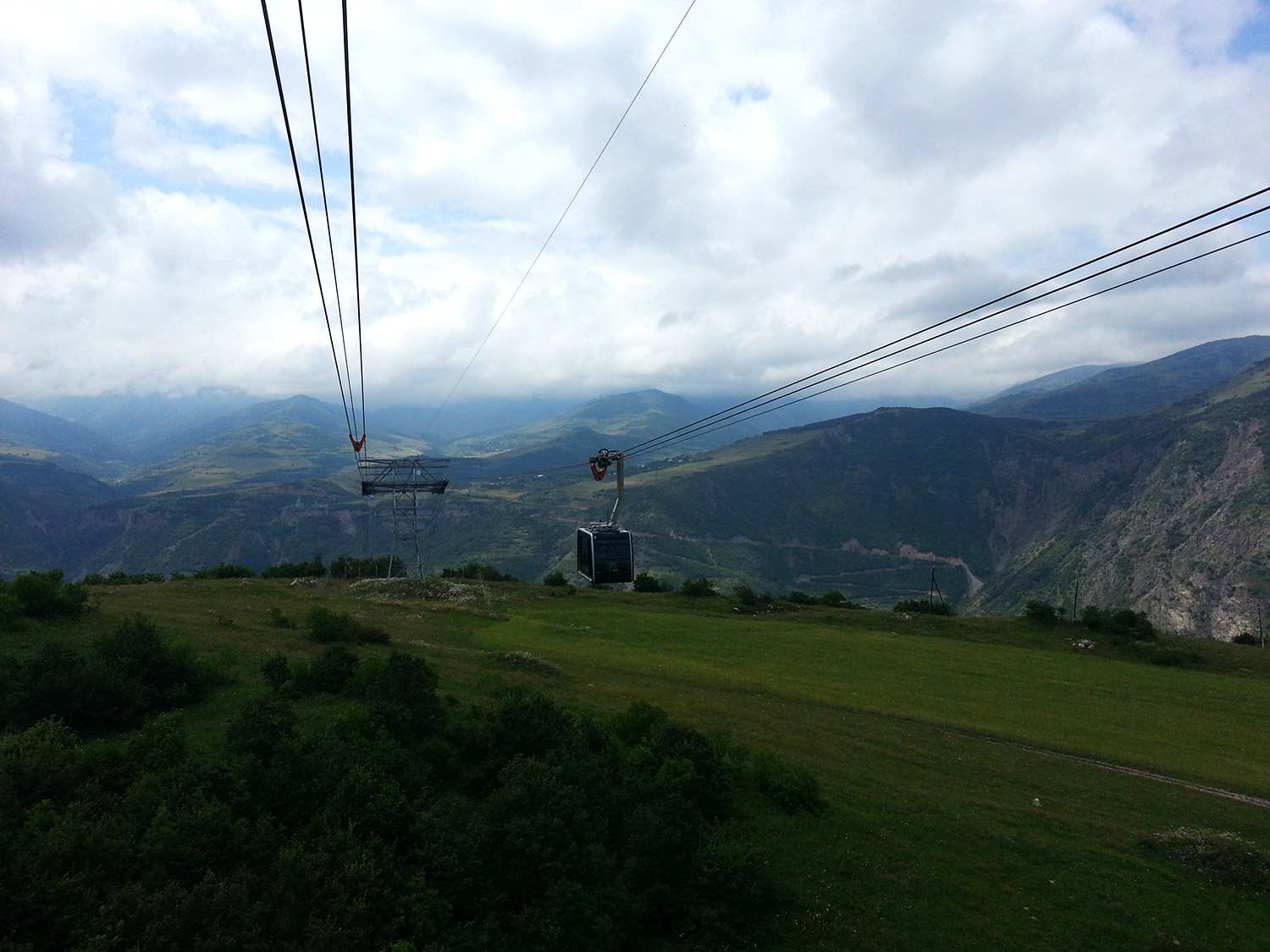 Tatever aerial tramway in Tatev