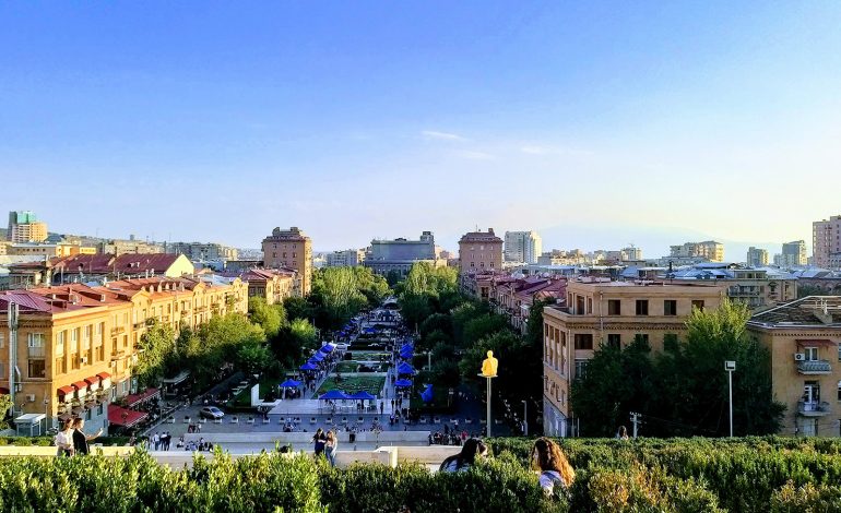 Yerevan, view from Cascade