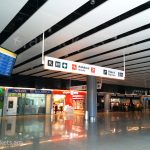 Yerevan Zvartnots airport arrivals and waiting hall