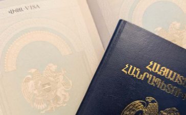 Passport of the Republic of Armenia.