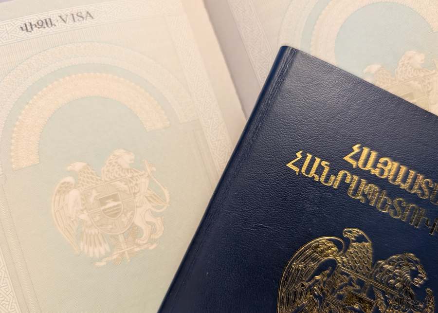 Passport of the Republic of Armenia.