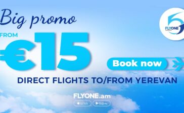 Special Offer from FLYONE ARMENIA — Flights from €15