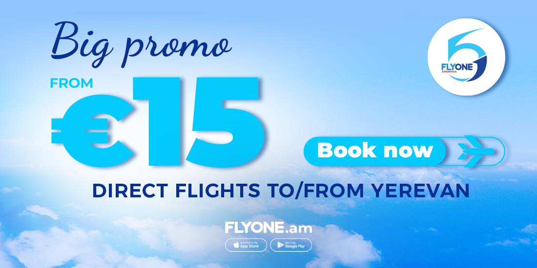 Special Offer from FLYONE ARMENIA — Flights from €15